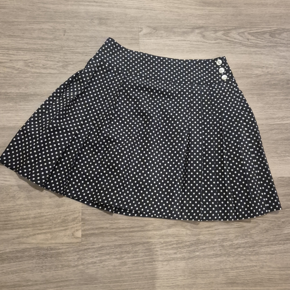 Original Penguin Black and White Polka Dot Skirt